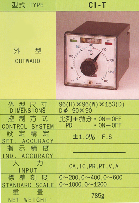 CI-T溫度控制器